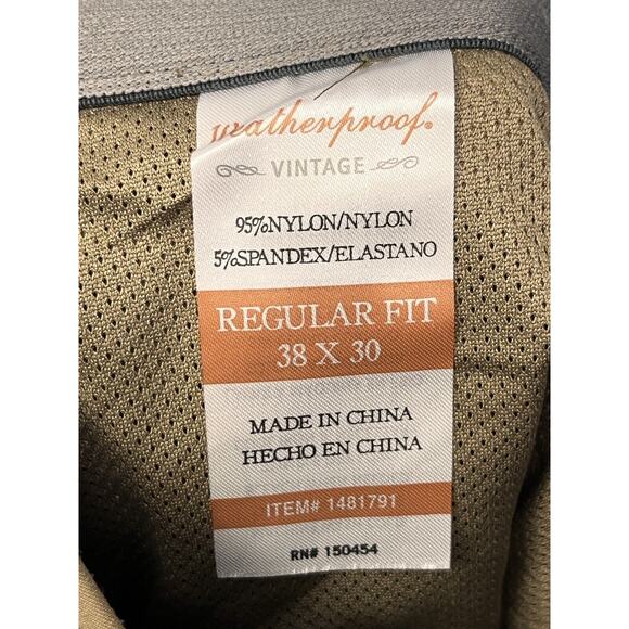 Weatherproof Vintage Performance Weather-Flex Pant Mens 38x30 Measures 42x30‎ - Picture 4 of 7